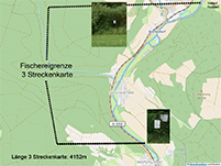 Kartenausschnitt der 3-Strecken-Karte (Strecken 5, 6, 7)