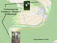 Kartenausschnitt Strecke 8