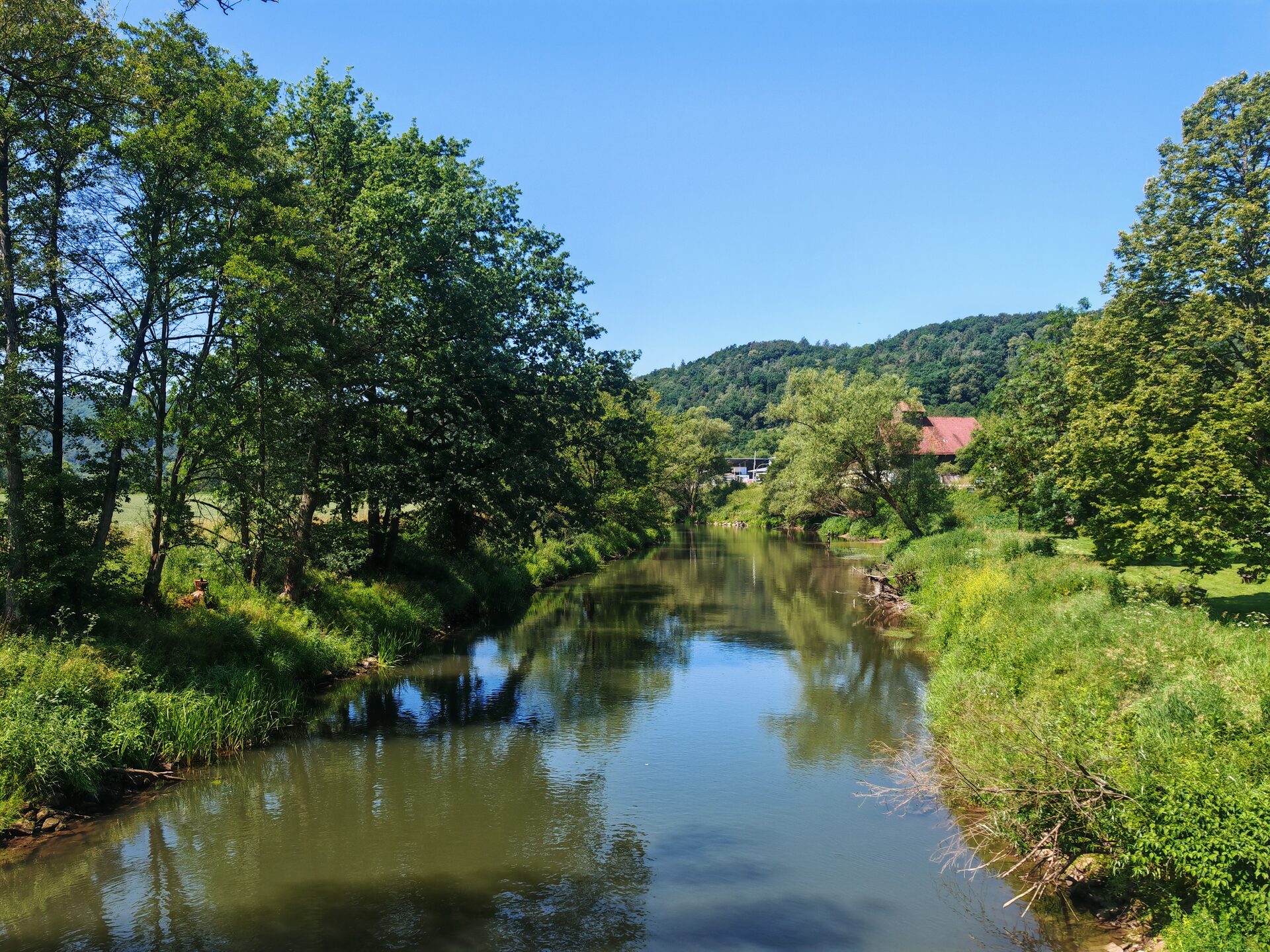 Die Saale bei Gräfendorf