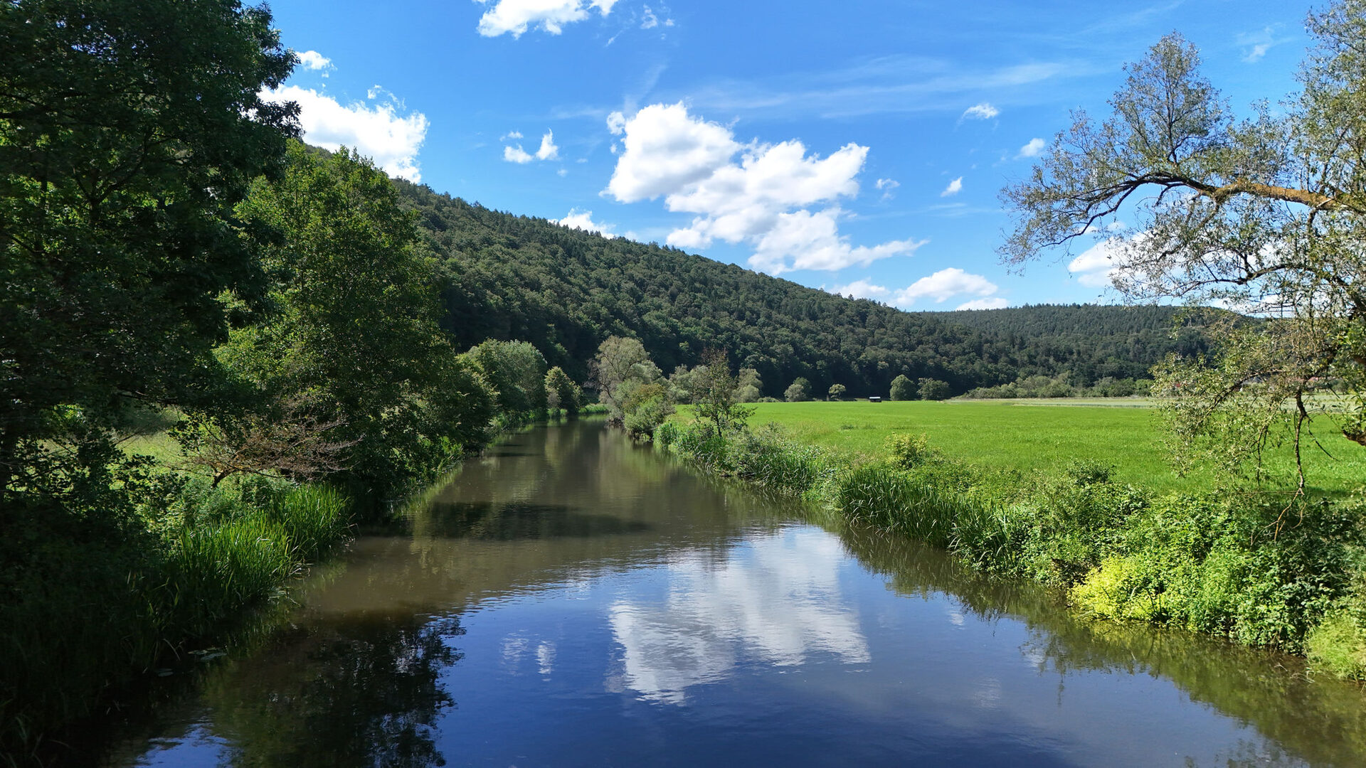Die Fränkische Saale auf der Strecke 7